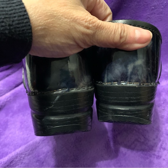 Marbled Gray and Black Dansko Clogs, size 38, Nursing Shoes, Preloved in EUC - Picture 4 of 7